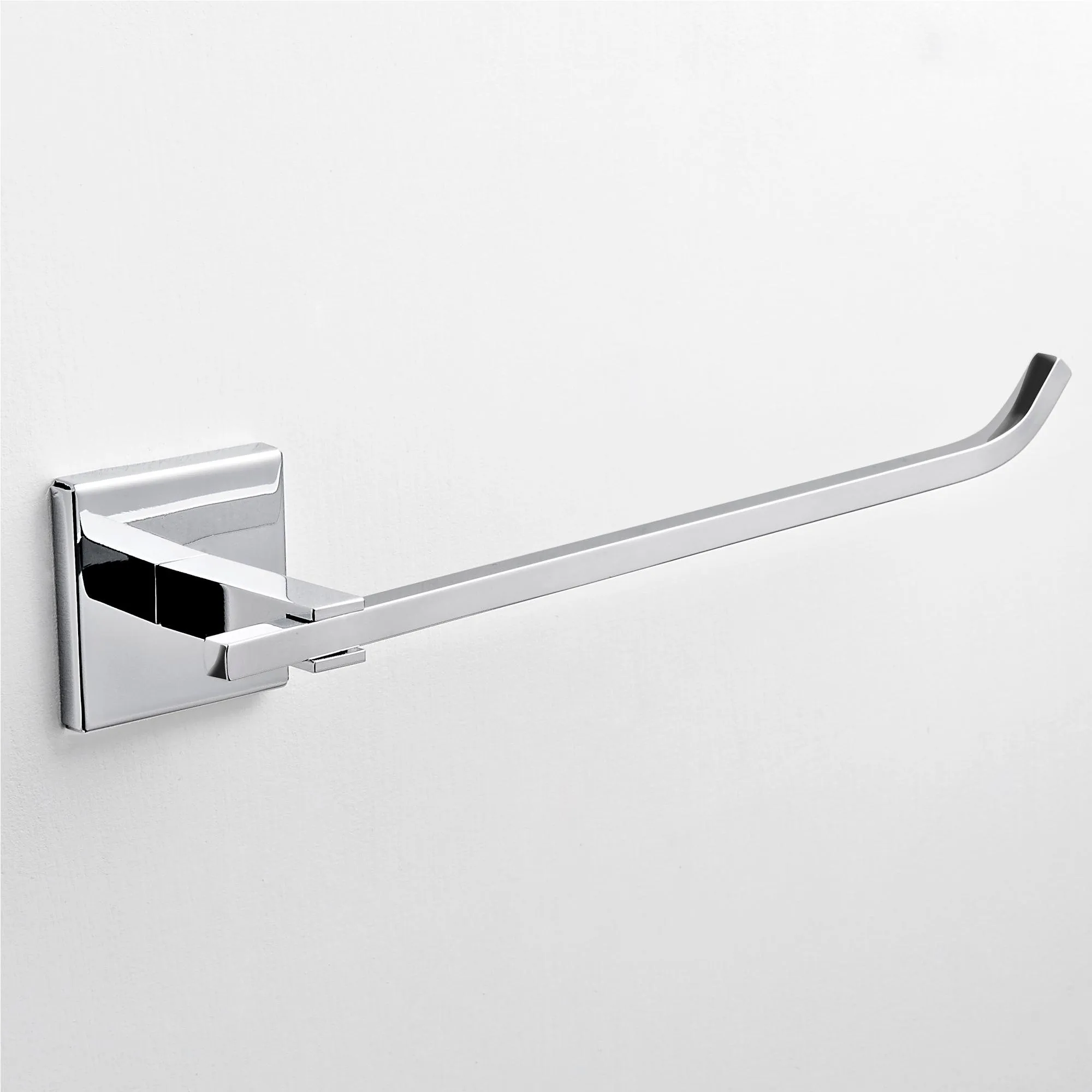 Porta asciugamani da bidet fissaggio Viti e stop, Plano 27x6,5xh5,5 cm in finitura cromo lucido bagno galvanico di oltre 22 micron inalterabile nel tempo