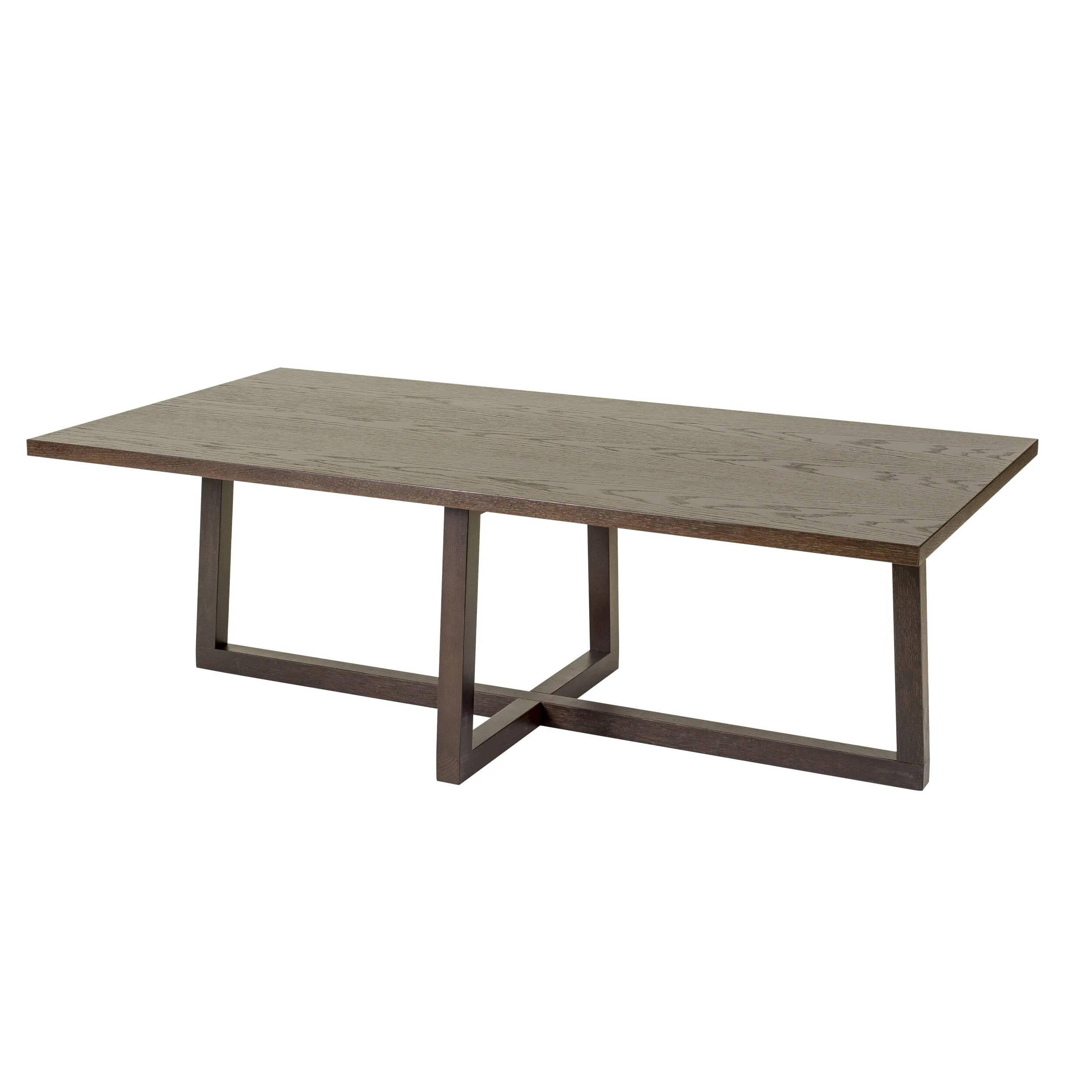 Tavolino Bexleyheath in legno ingegnerizzato e massiccio, dimensioni 115 x 60 x h38 cm, peso 14 Kg, finitura legno wengè