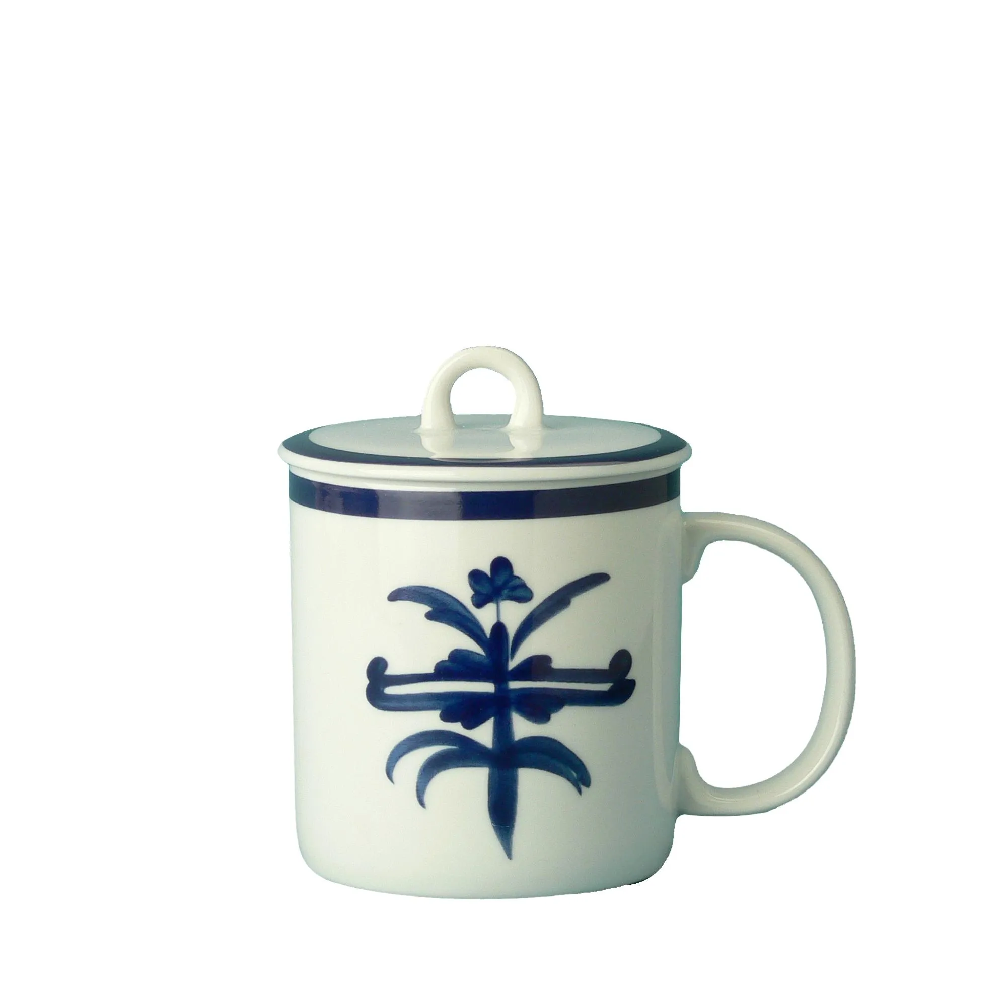 Tisaniere Mug in porcellana decoro ragno 2 pezzi CL 35 in porcellana bianca in lavabile in lavastoviglie