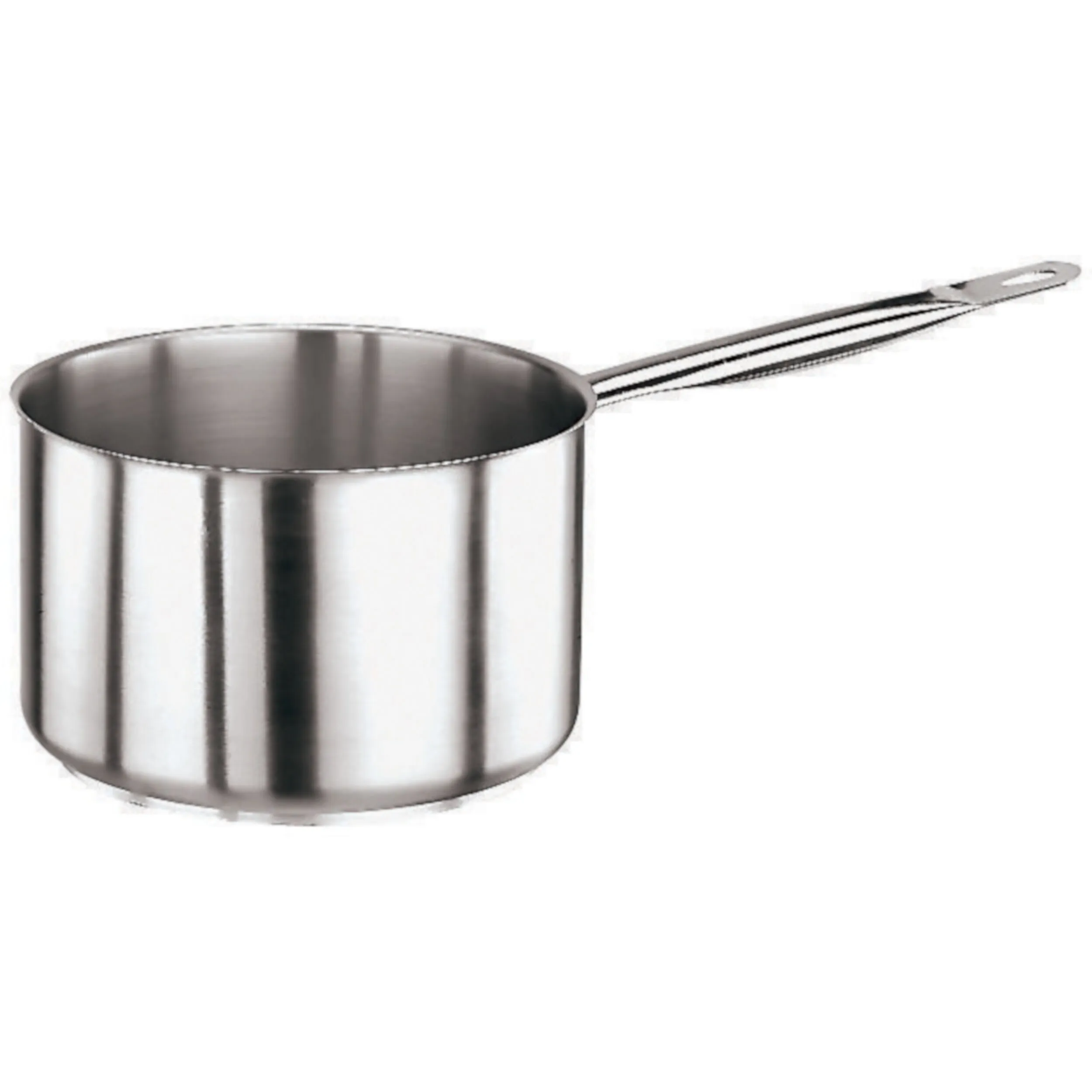 Casseruola Alta 1 Manico Cm 20 Serie 1000 Inox, Lt 3,8 - peso 1,11 kg