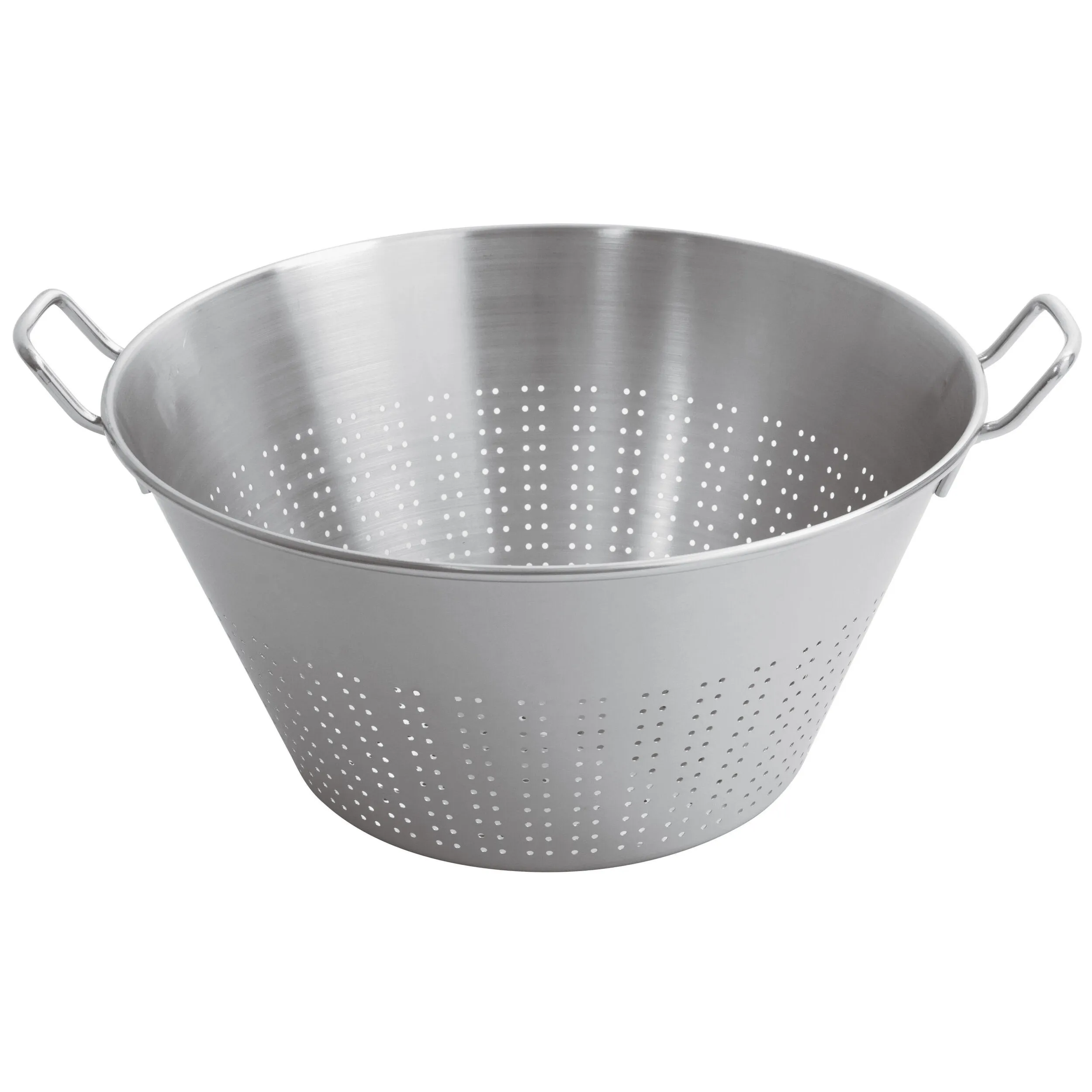 Colapasta Tronco Conico in acciaio inox per pasticcerie diametro 45 cm Inox, Lt 24,5 - peso 2,35 kg