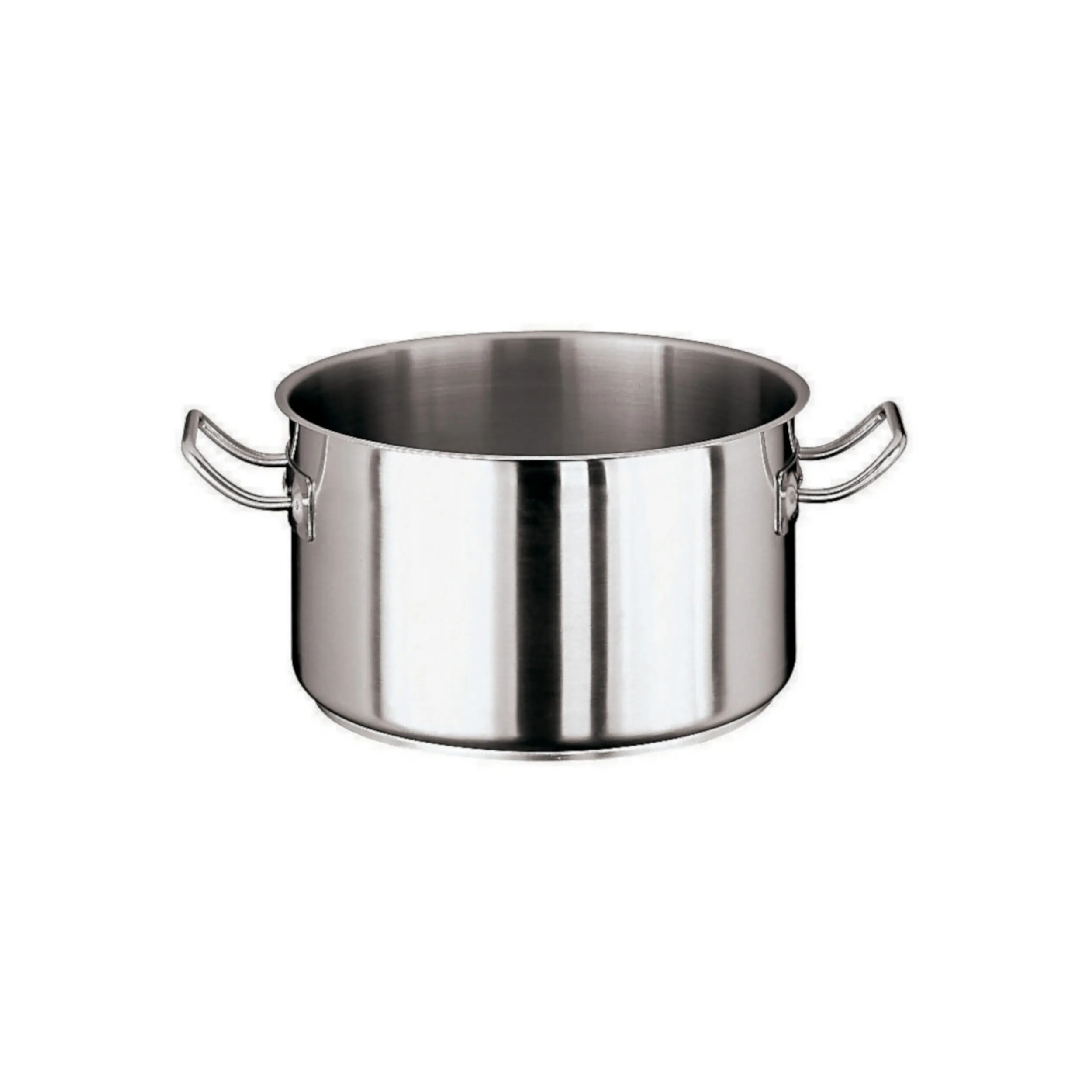 Casseruola Alta 2 Maniglie Cm 20 Serie 2000 Inox, Lt 3,8 - peso 1,21 kg