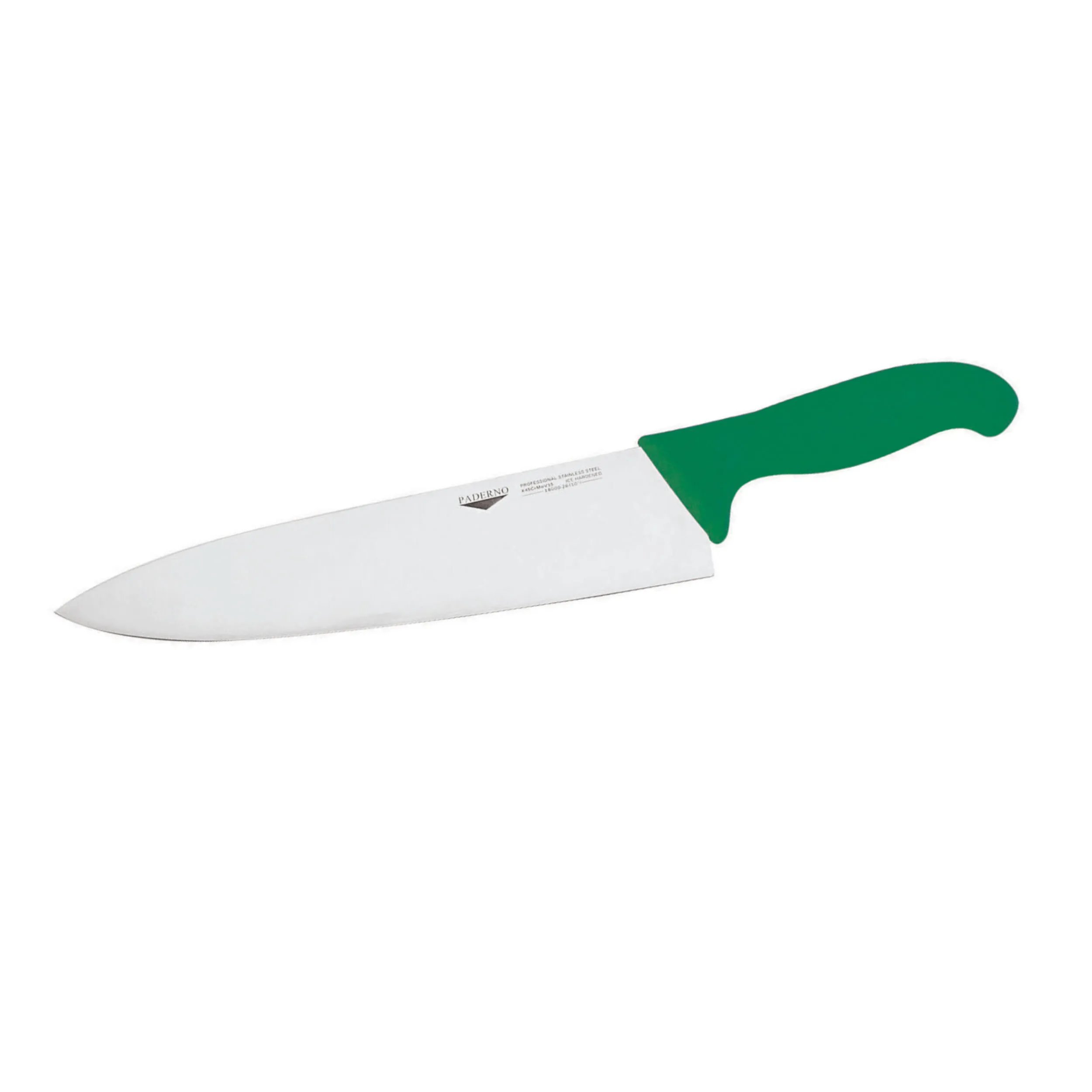 Coltello Cucina Cm 16 Manico Verde Coltelleria Serie Tranciata, peso 0,14 kg