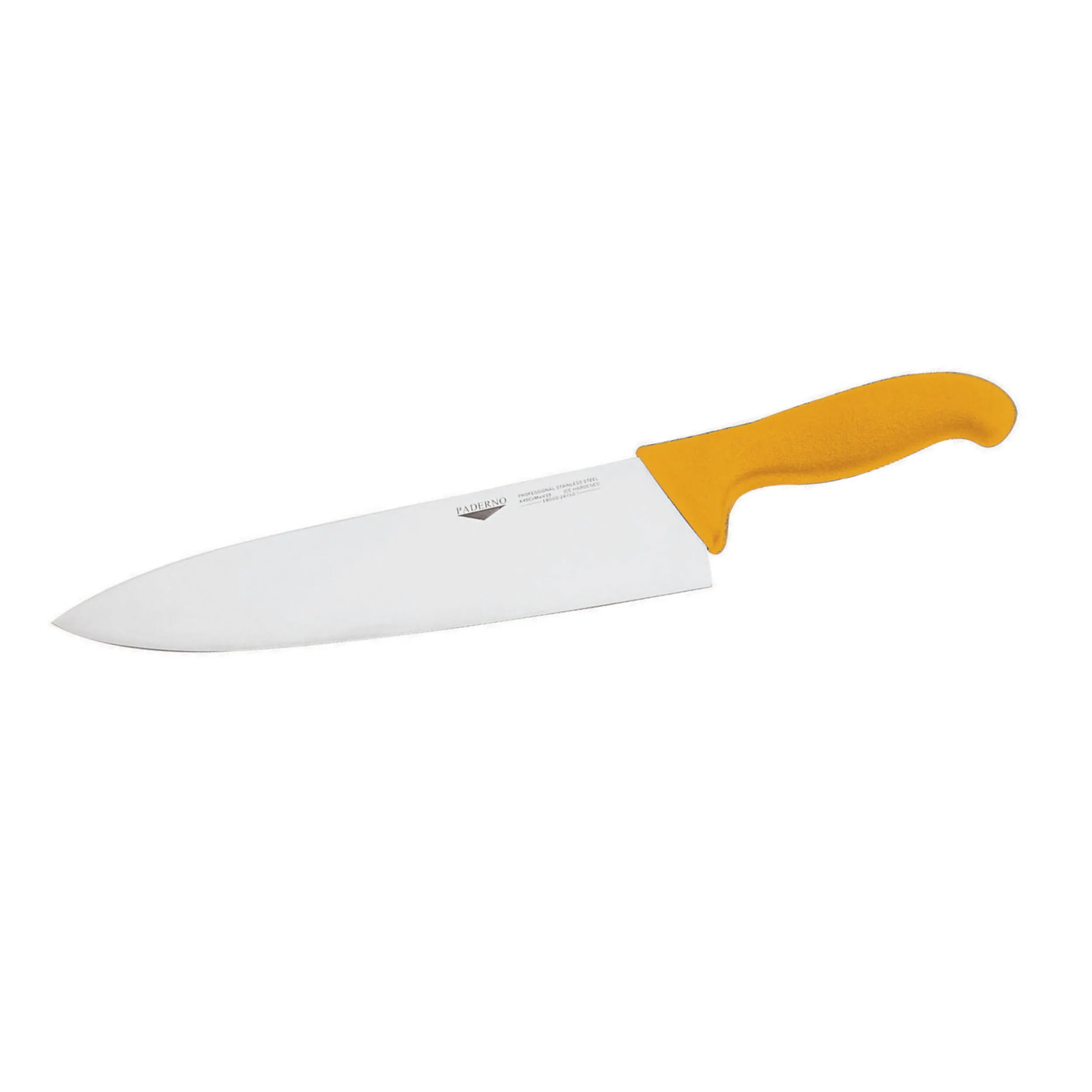 Coltello Cucina Cm 20 Manico Gial. Coltelleria Serie Tranciata, peso 0,19 kg