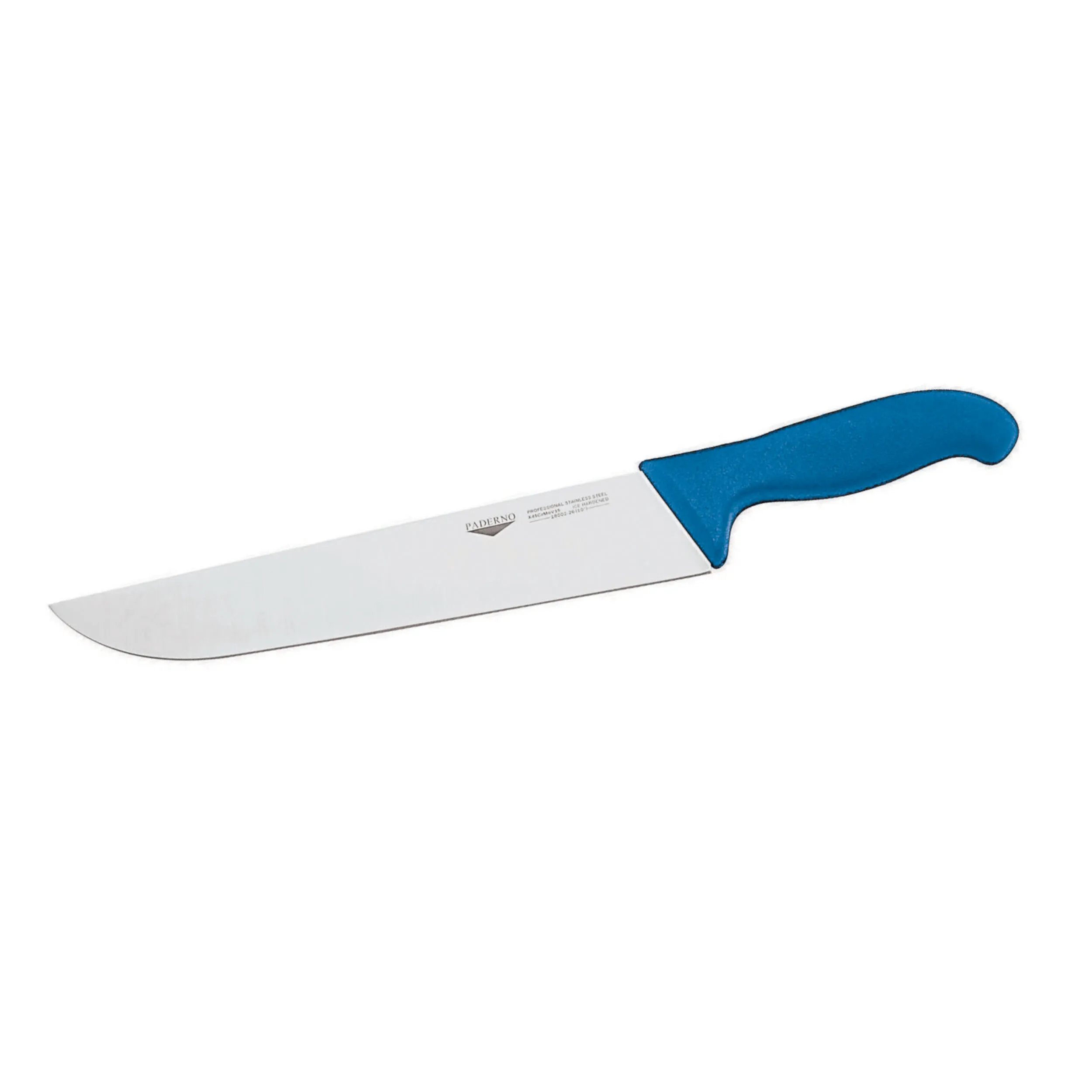 Coltello Francese Cm 26 Manico Blu Coltelleria Serie Tranciata, peso 0,27 kg