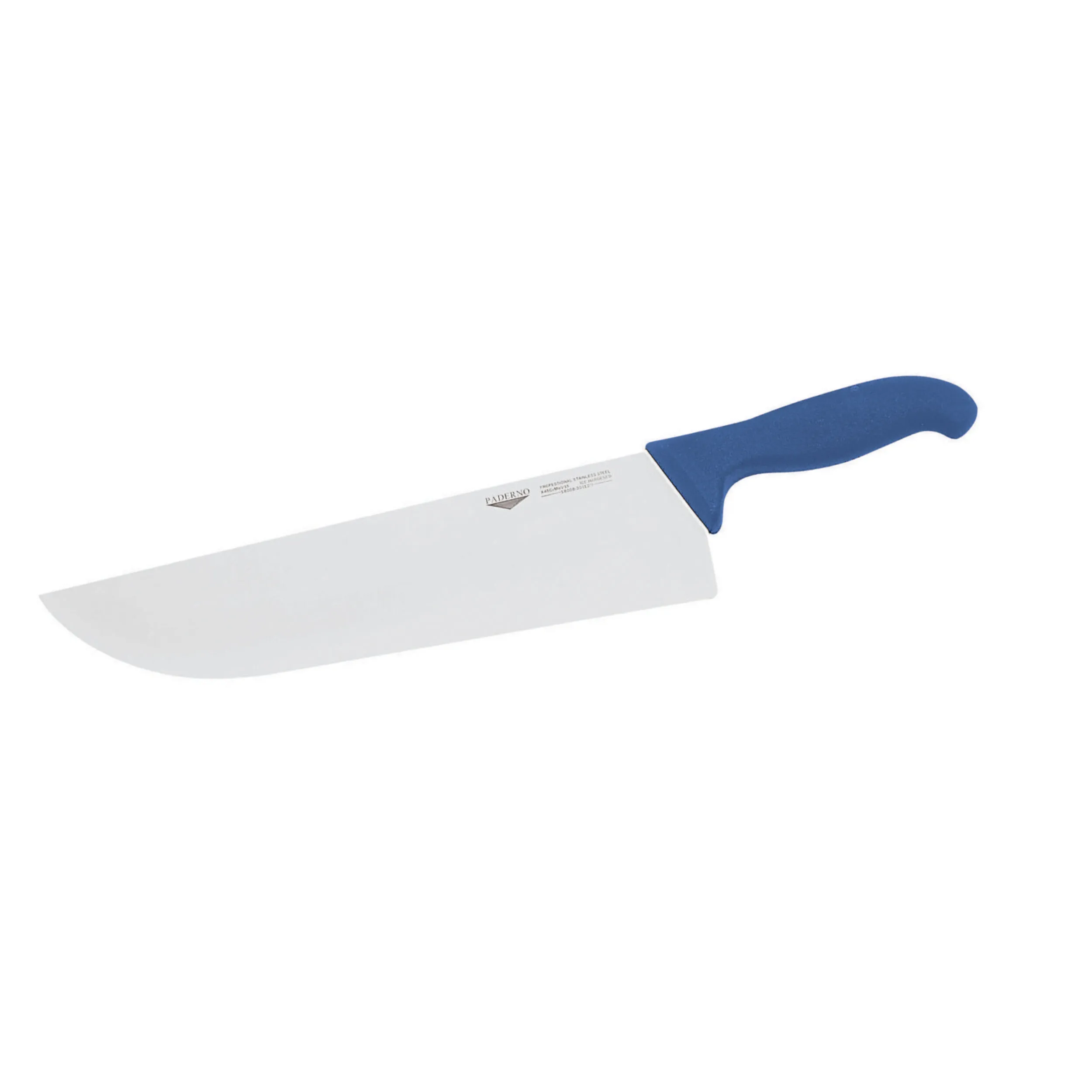 Coltello Cucina Cm 30 Manico Blu Coltelleria Serie Tranciata, peso 0,4 kg