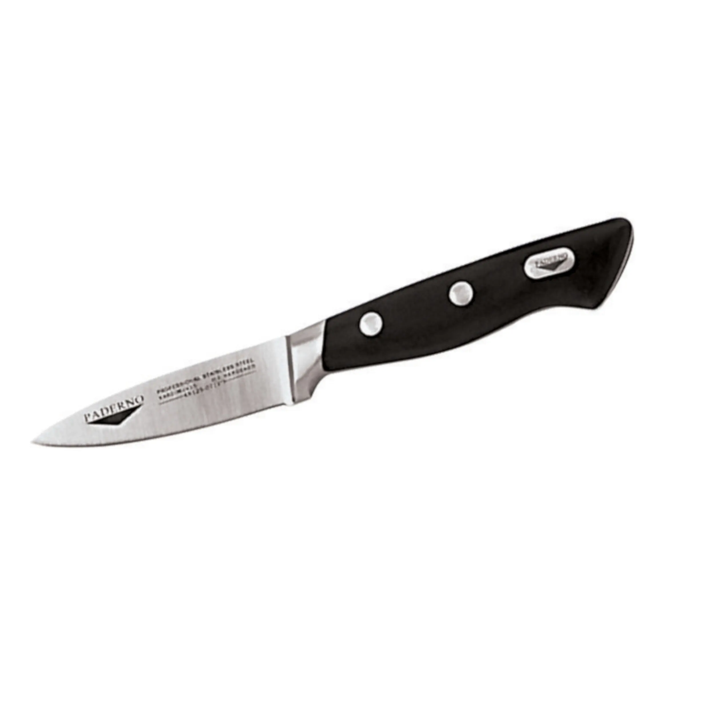 Coltello Spelucchino Dritto Cm 7 Coltelleria Serie Forgiata, peso 0,18 kg