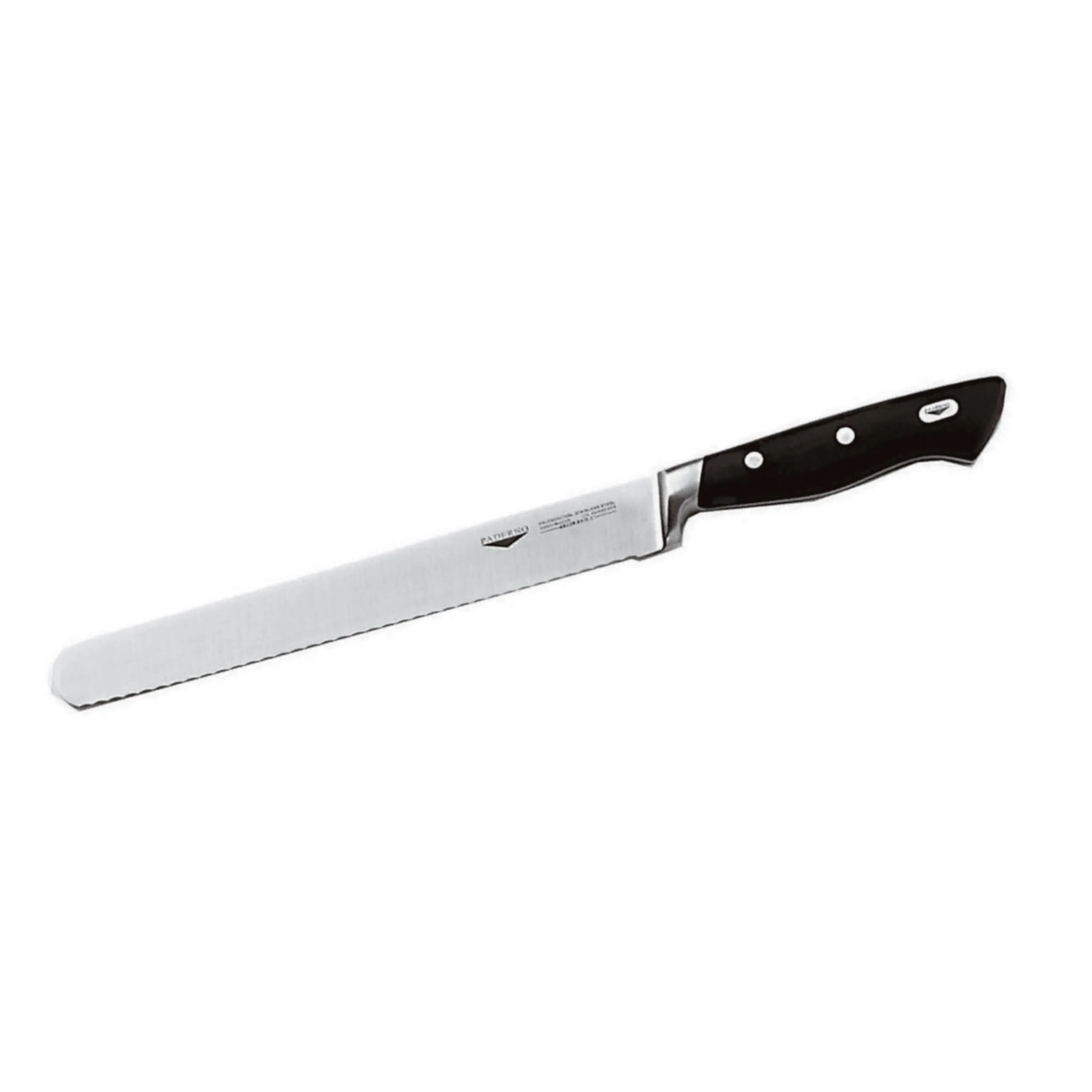 Coltello Pane Cm 24 Coltelleria Serie Forgiata, peso 0,3 kg