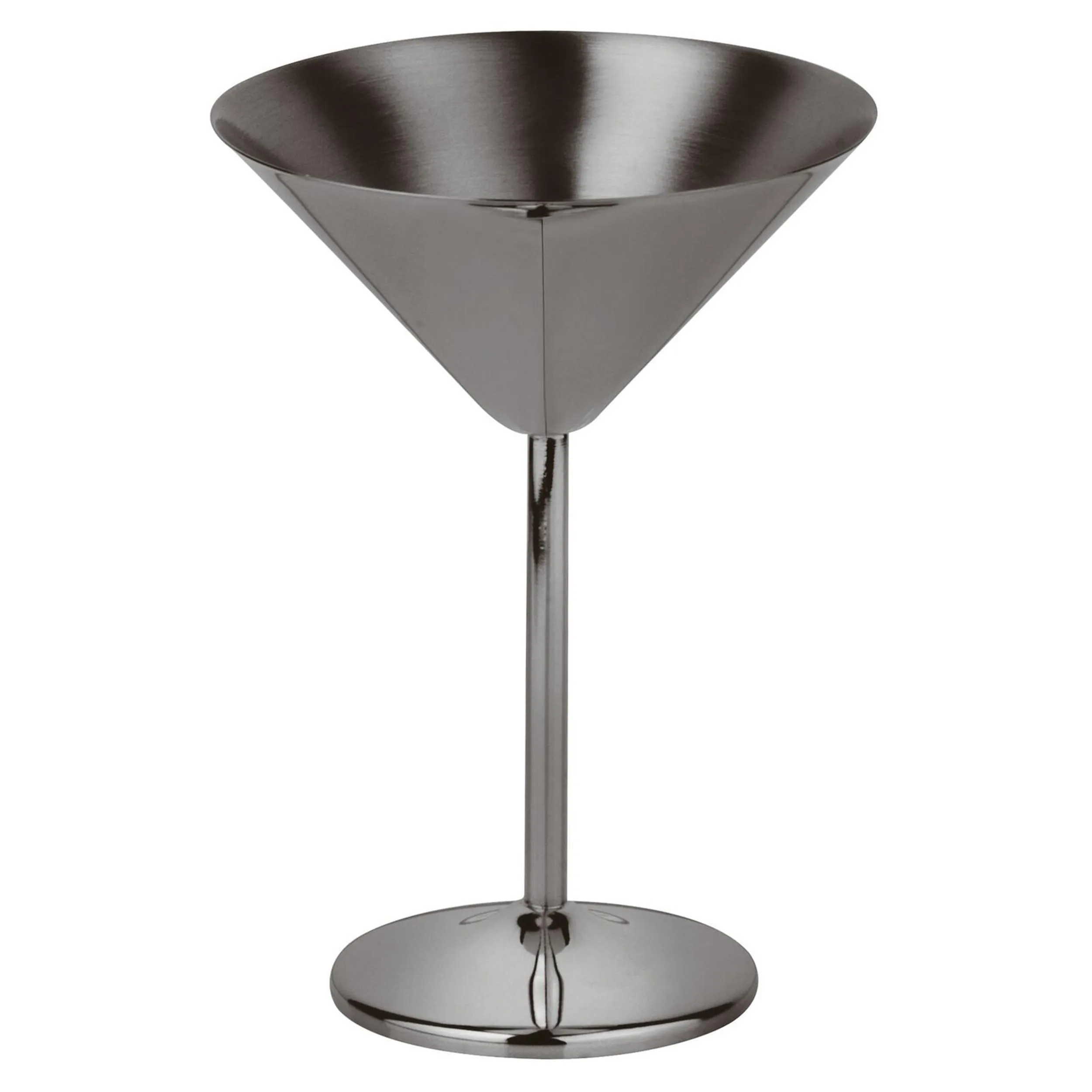 Coppa Martini CUP in Acciaio inox PVD NERO Ø 16xh12 cm - 20 ml 1 Pezzo Il metallo permette di mantenere i drink in temperatura, extra-freddo