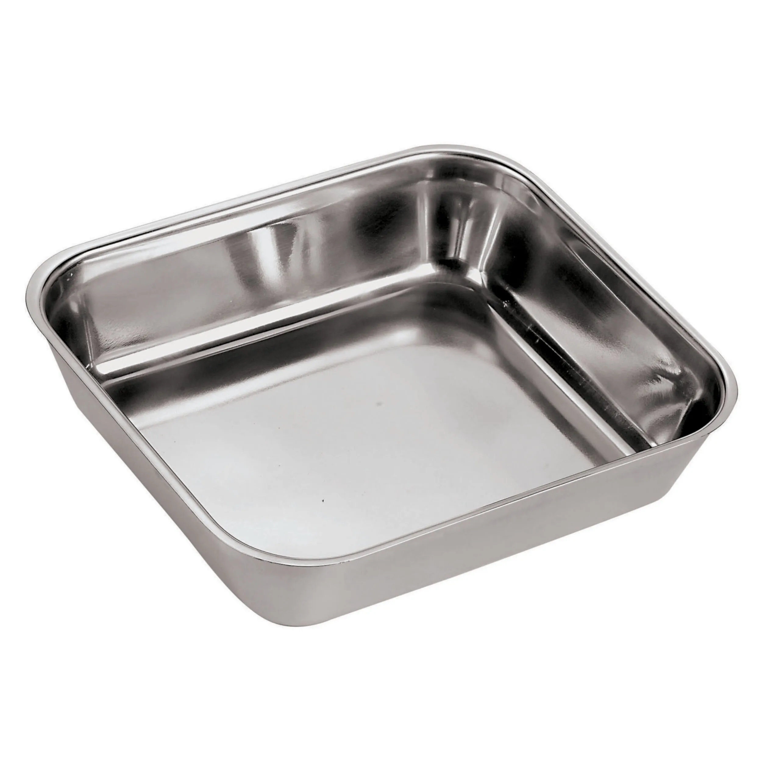 Contenitore in acciaio inox 33X23xh5,5 cm Inox, peso 0,51 kg