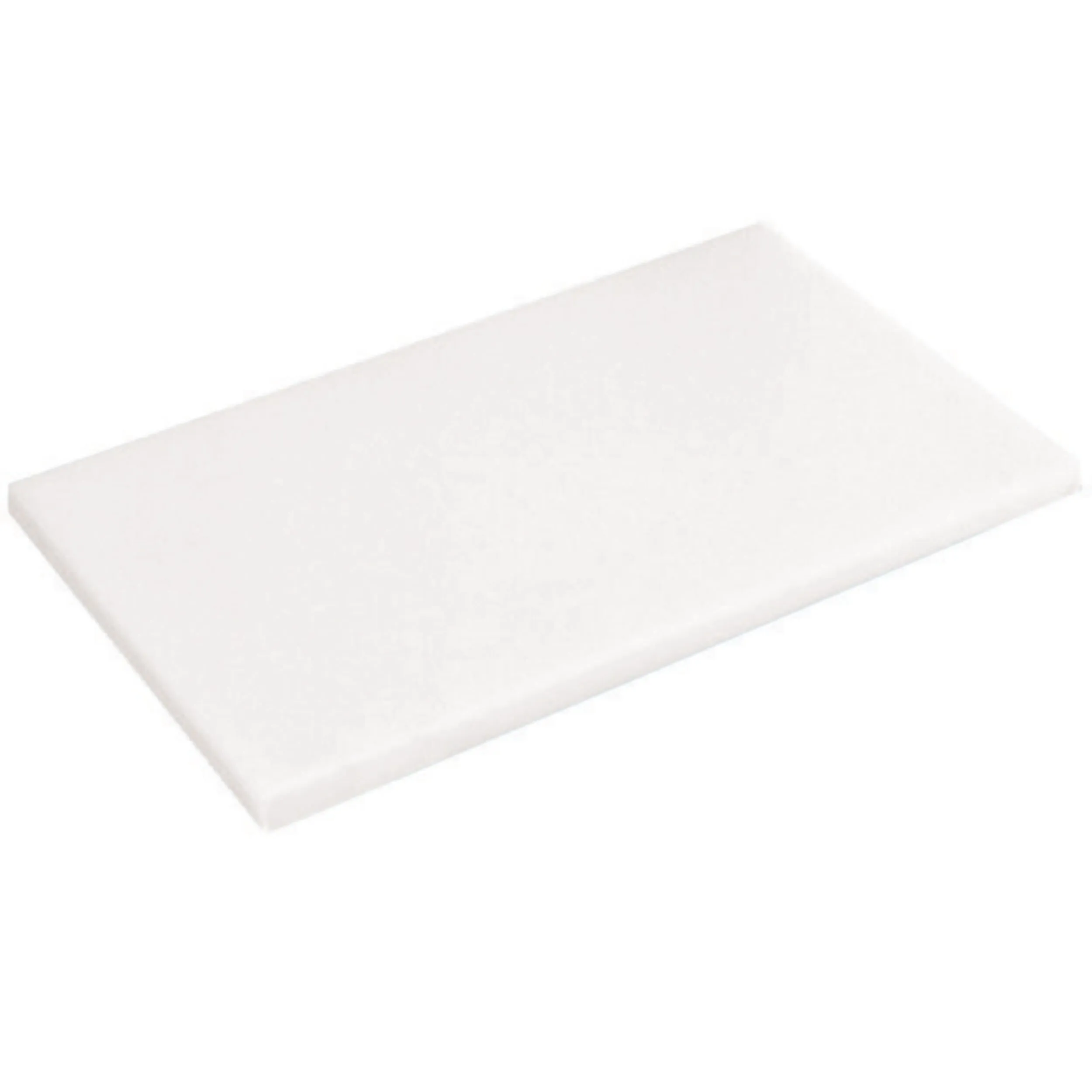 Tagliere Senza Fermi Polietilene 60x40x h 2 cm Bianco PE, peso 4,59 kg