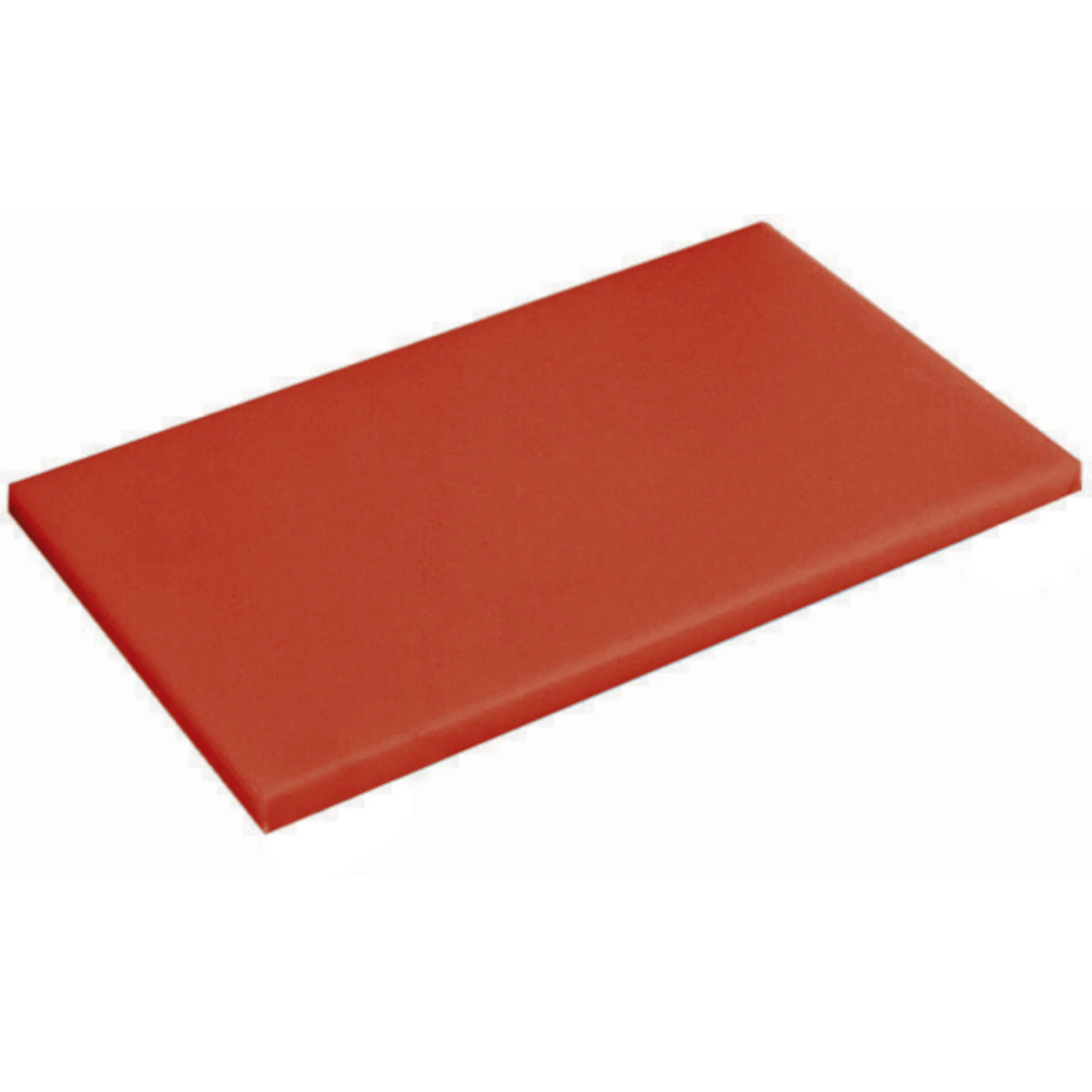 Tagliere Senza Fermi Polietilene 60x40x h 2 cm Rosso PE, peso 4,62 kg