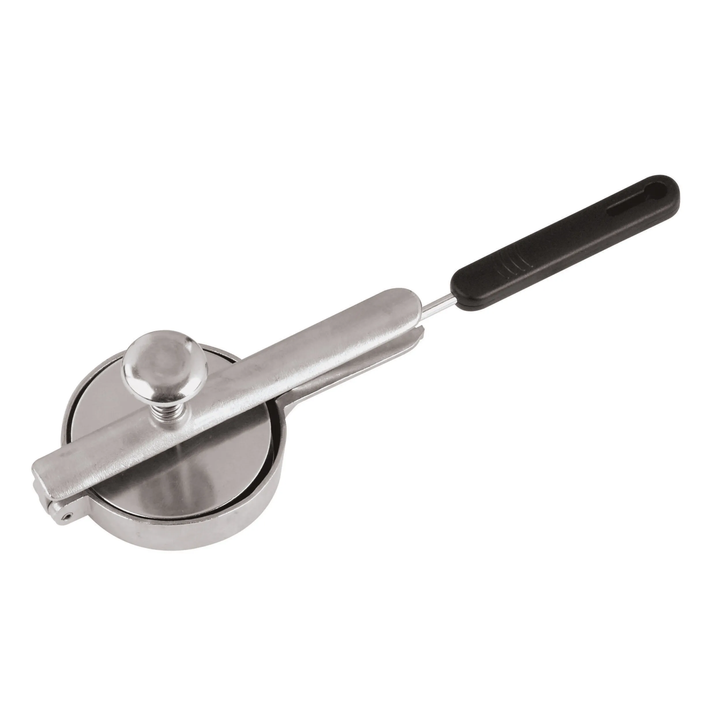 Pressa Hamburger Tondo Inox, peso 0,86 kg