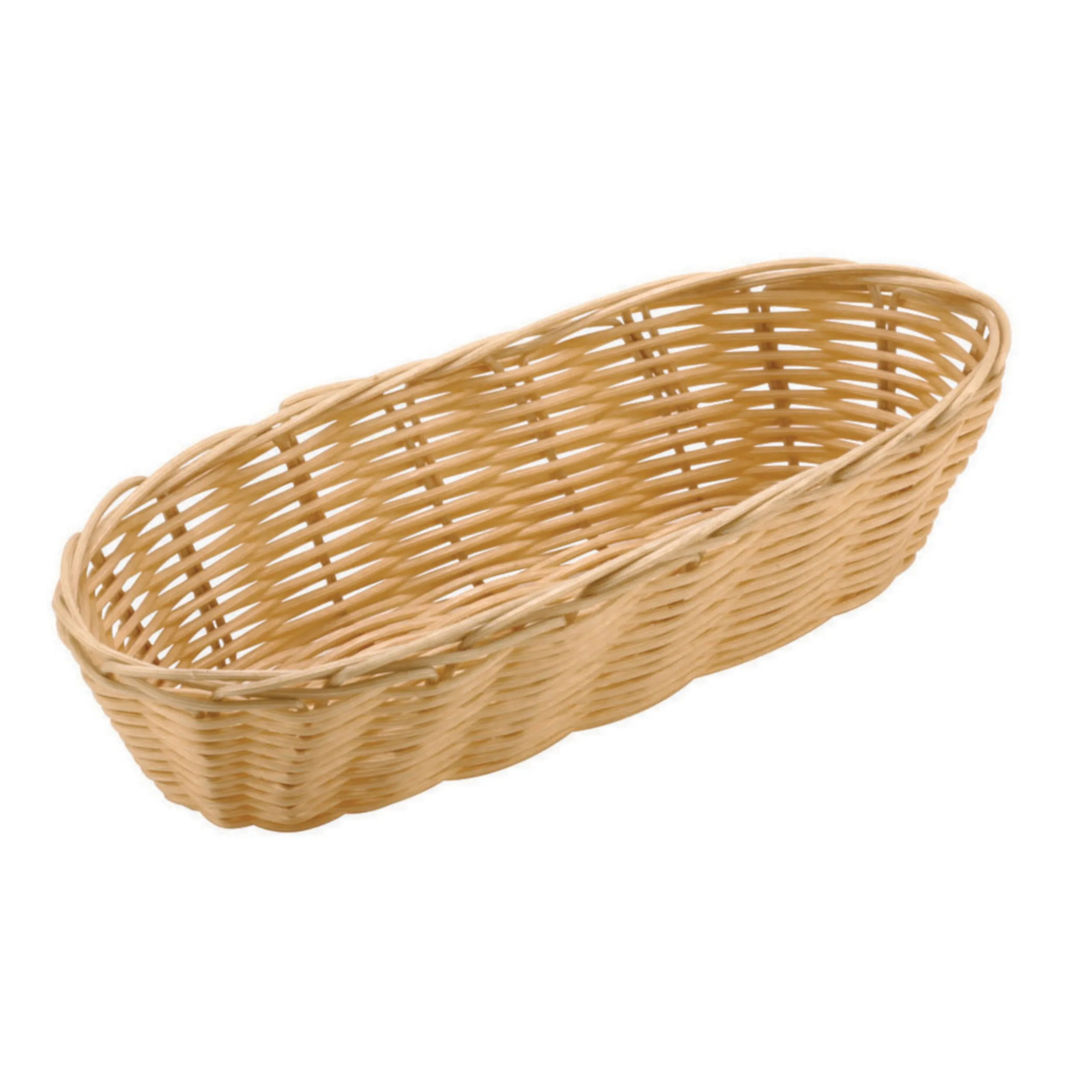 Cesto Pane Oblungo 37x15xh7 cm Poly-Rattan, peso 0,1 kg