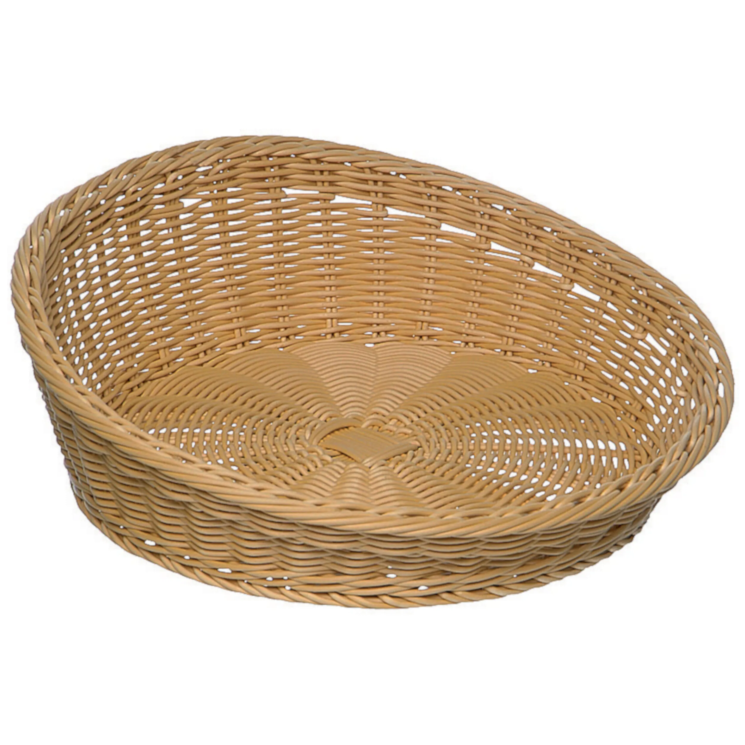 Cesta Porta Pane Diam Cm 31/37 Polyrattan, peso 0,36 kg