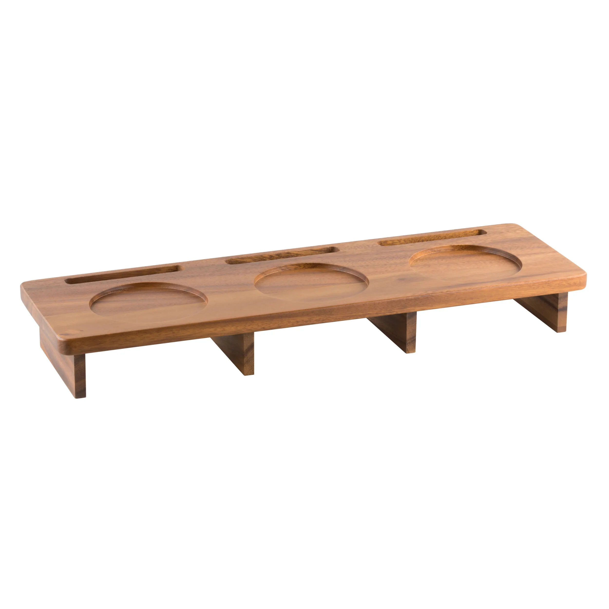 Supporto Per 3 Mini Cass. Cm 10 Legno, peso 0,73 kg