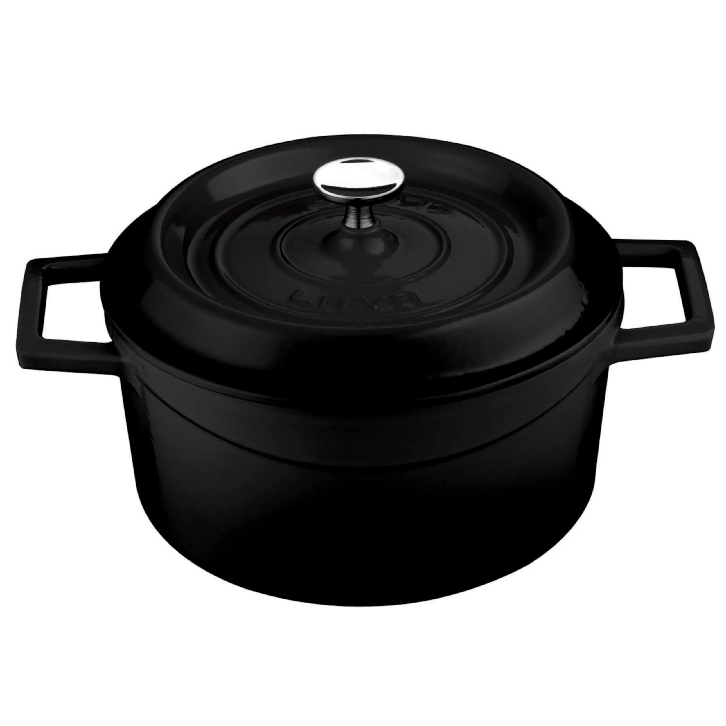 Casseruola Rotonda Cm 16 Col Nero Ghisa, peso 2,55 kg