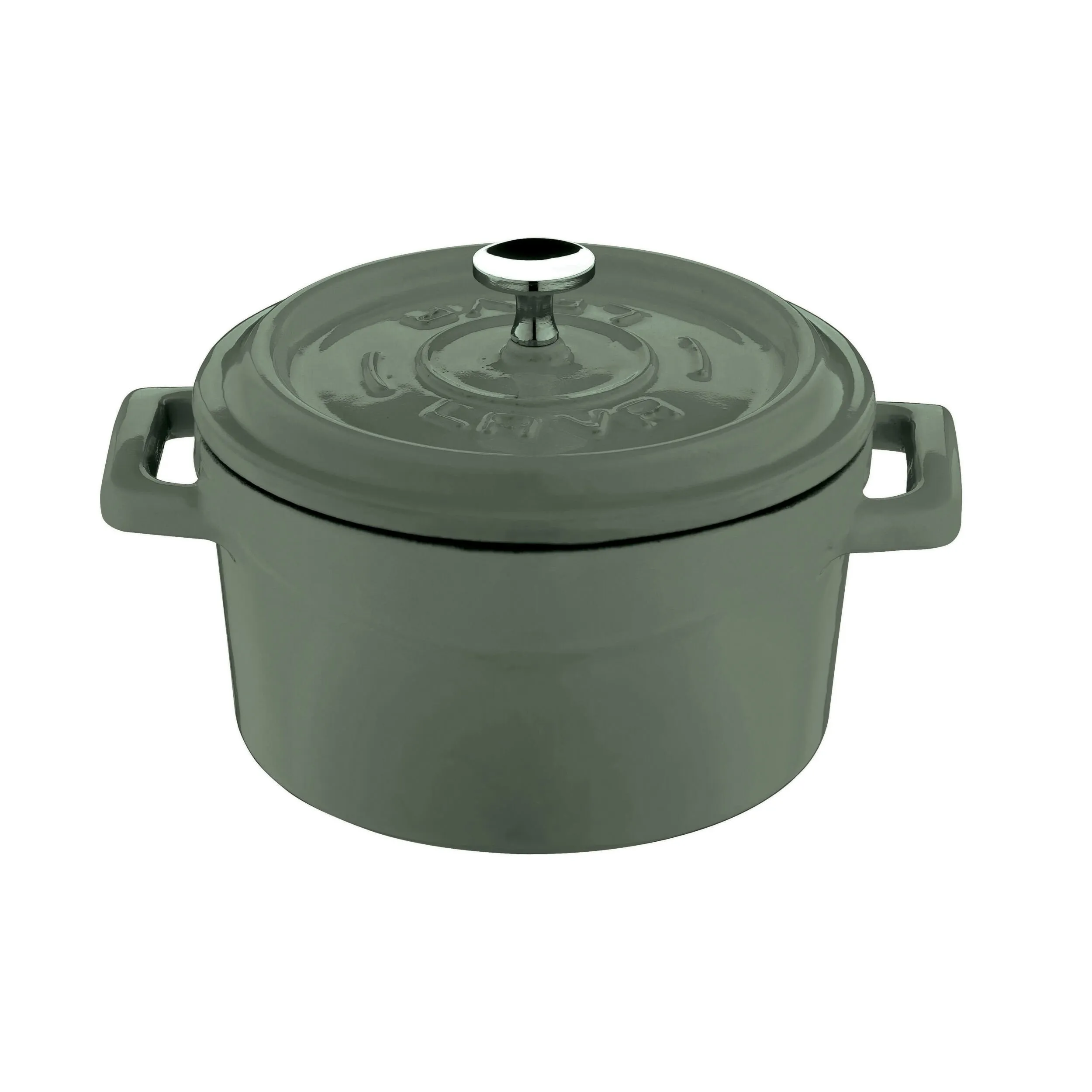 Casseruola Diam 10 Col Verde Ghisa, peso 1,24 kg