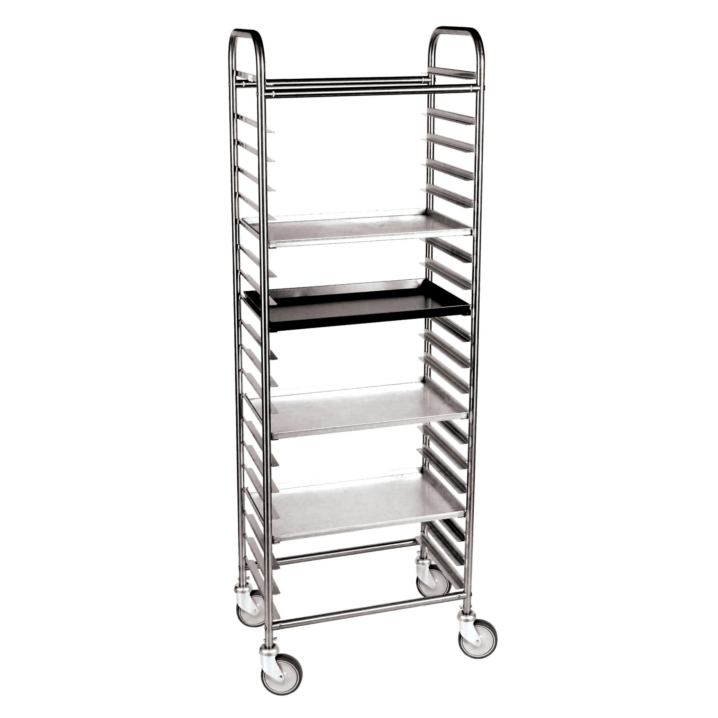 Carrello Porta Teglie Da 20 Inox, peso 18 kg