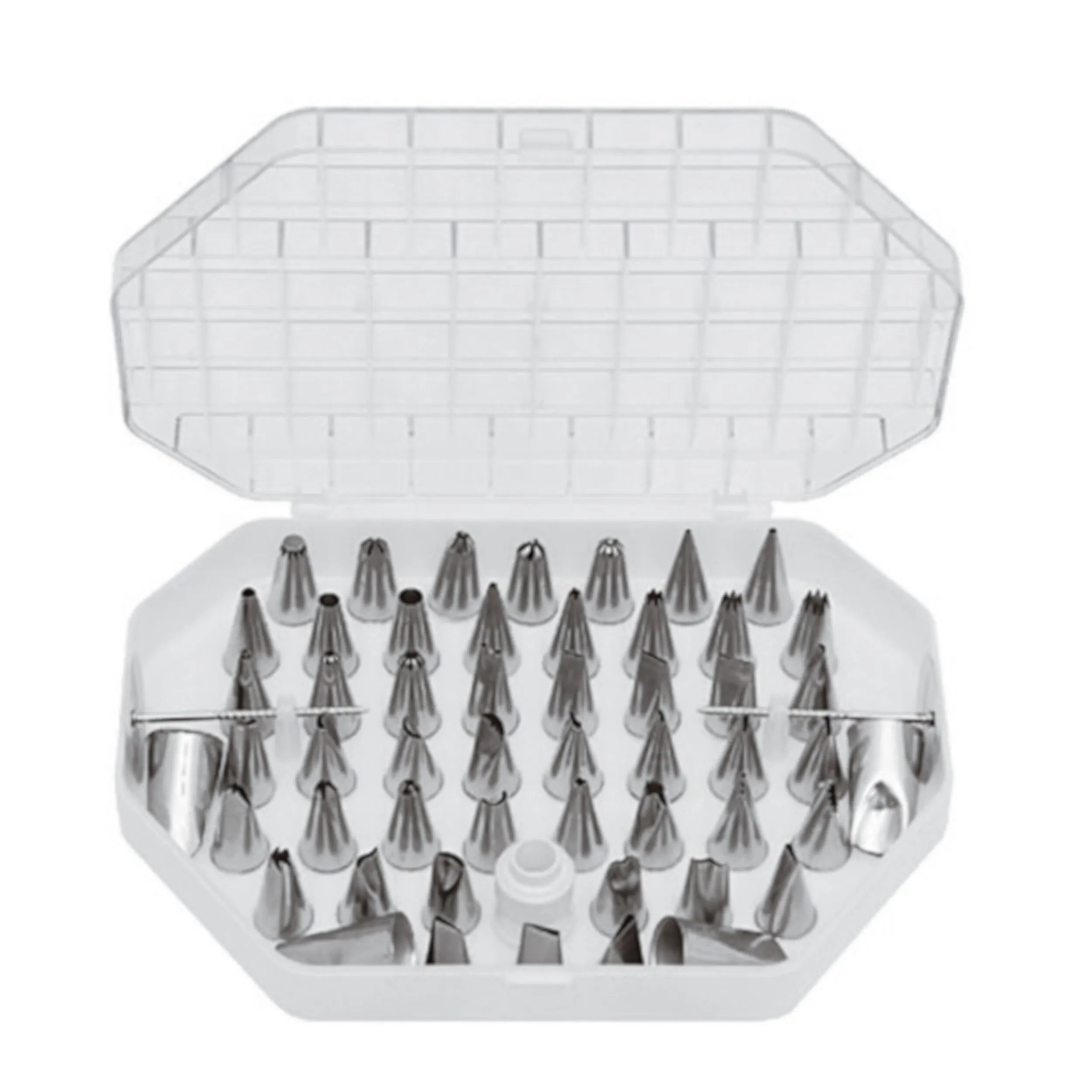 Set 55 Bocchette Assortite Inox, peso 0,52 kg