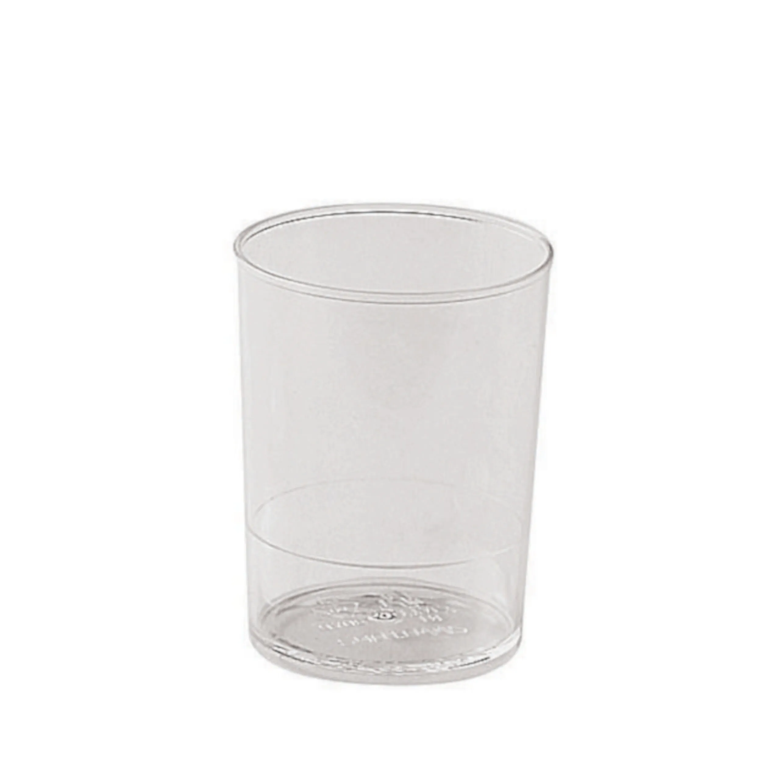 Conf 100 Pz Bicchiere Ml 80 Monouso - PS- Cilindrico, peso 1,19 kg