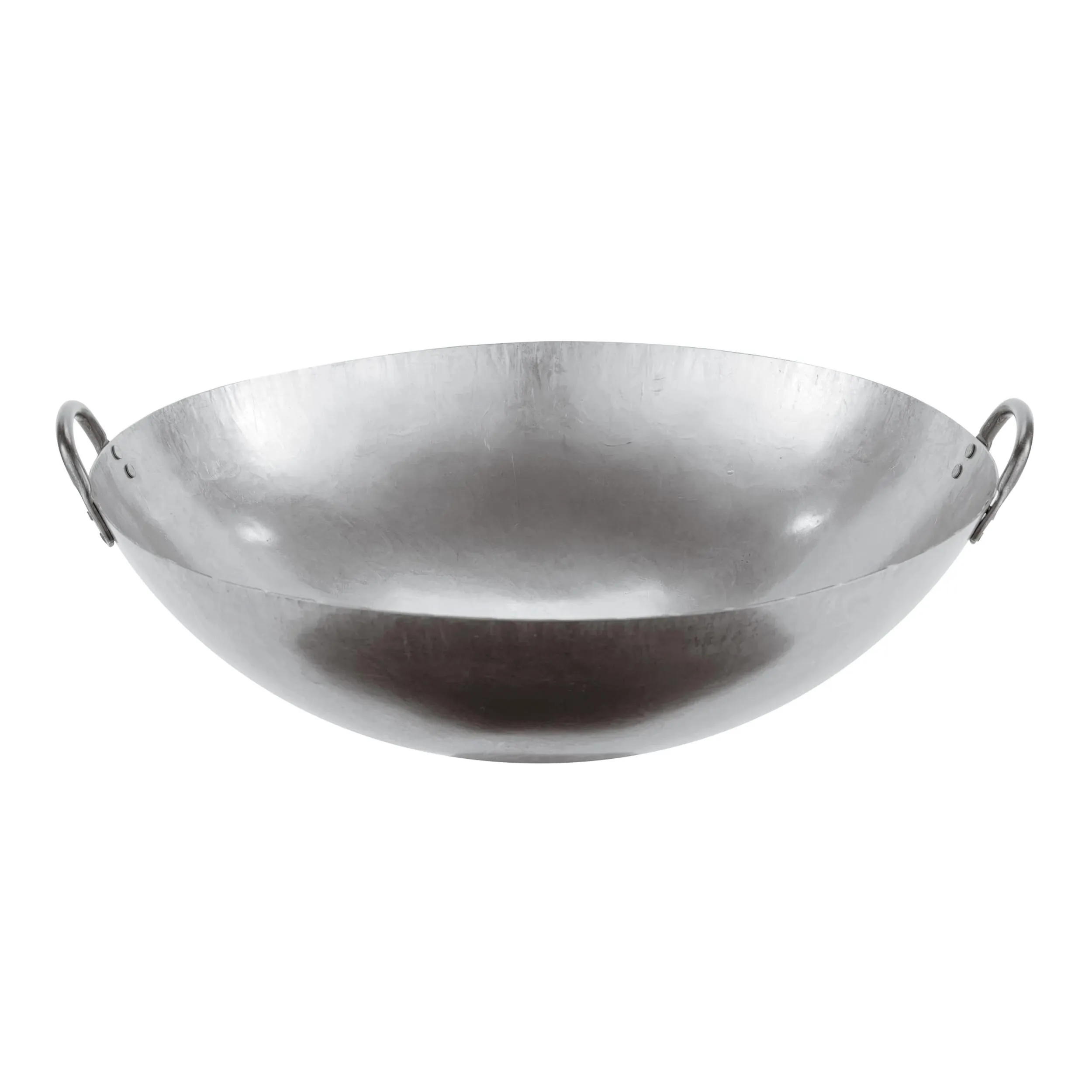 Wok in ferro diametro 61xh18,5 cm Due Maniglie Ferro, peso 3,64 kg