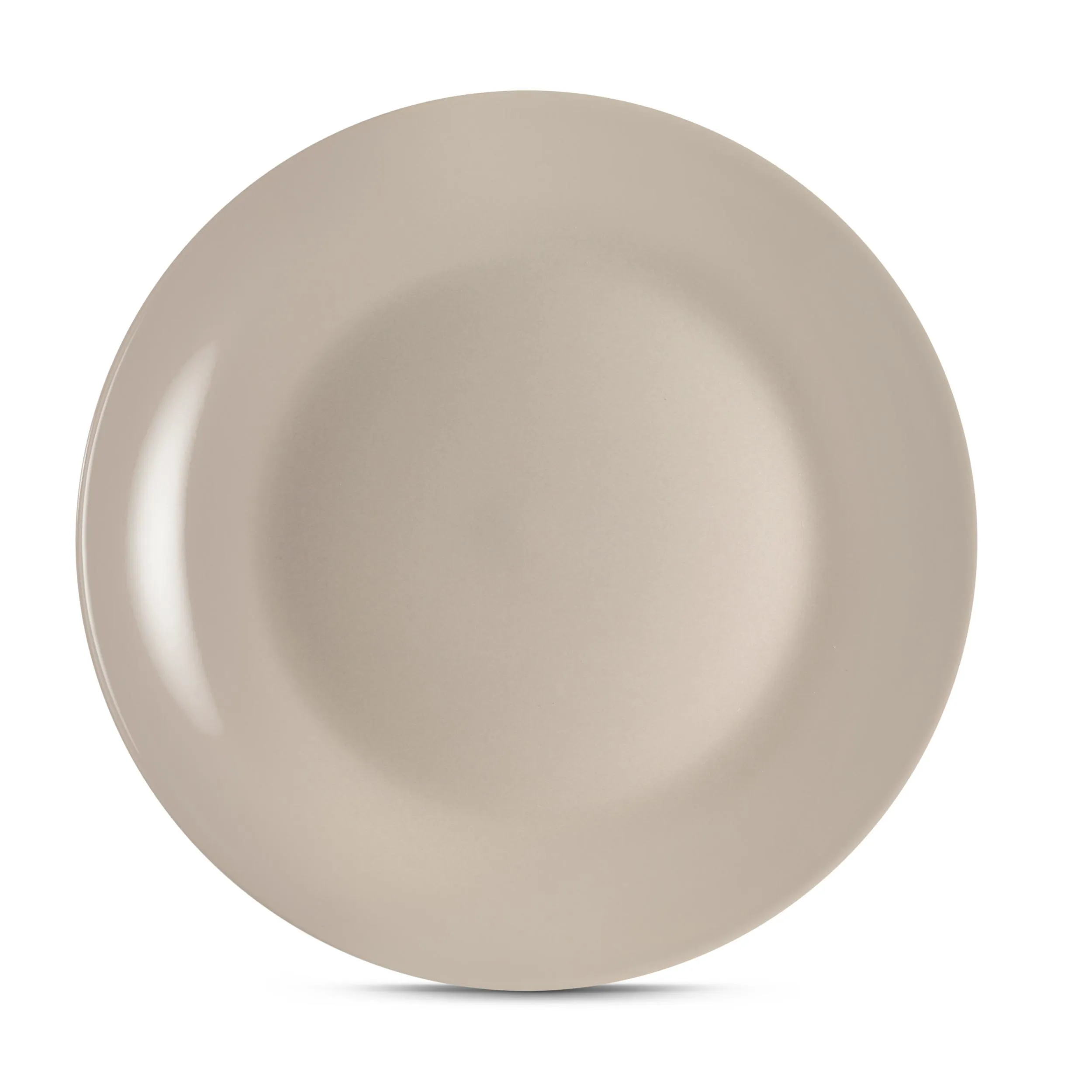 Piatti piani set pezzi 6 posti tavola in porcellana con decoro Sottosmalto Collezione Mitika lavabile in lavastoviglie colore Gubbio Grigio