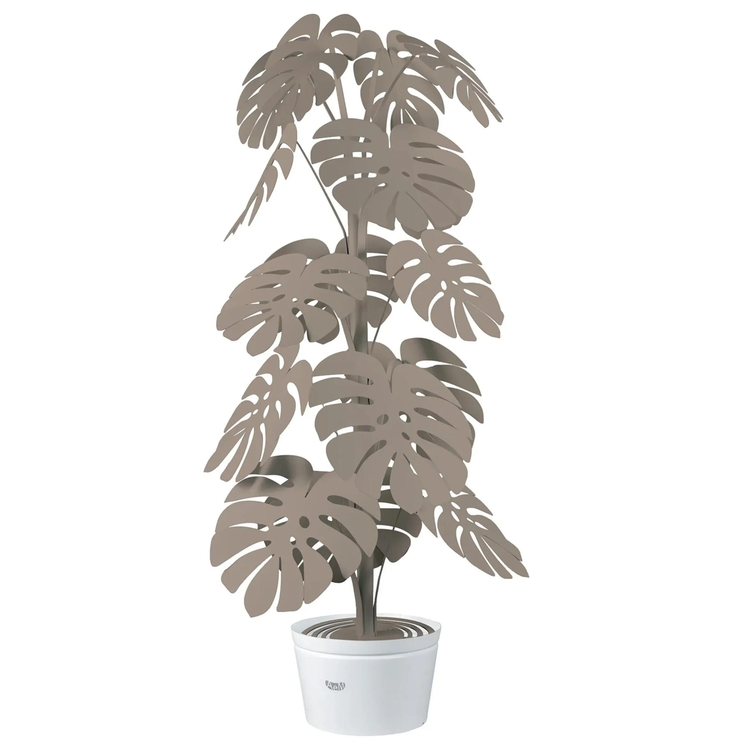 Lampada da terra decorativa MONSTERA grande Dimensioni 60xh 170 cm Il design elegante e le foglie di Monstera celebrano la bellezza della natura colore beige