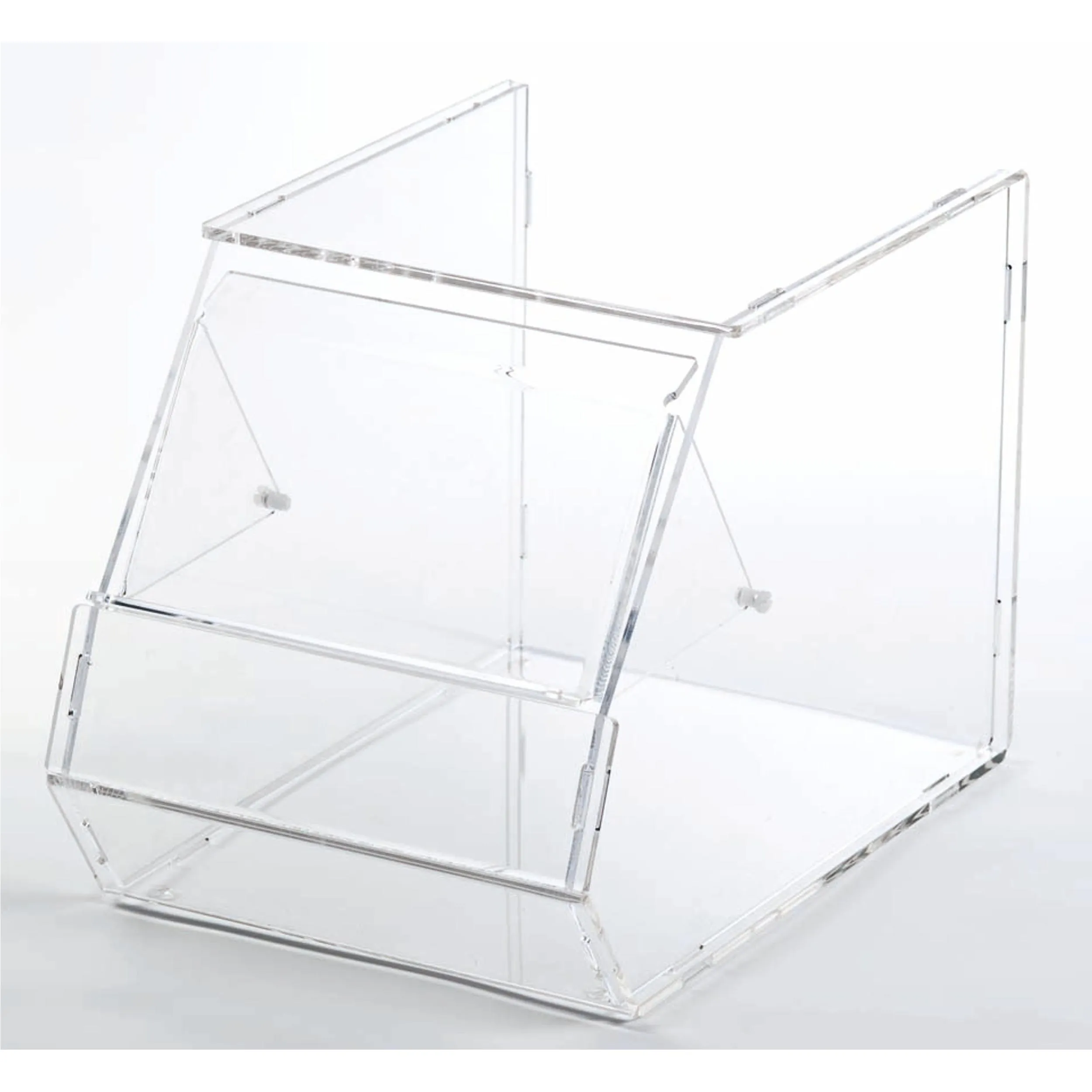 Contenitore Granelle contenitore 12,5x18xh20,5 cm in plexiglass trasparente