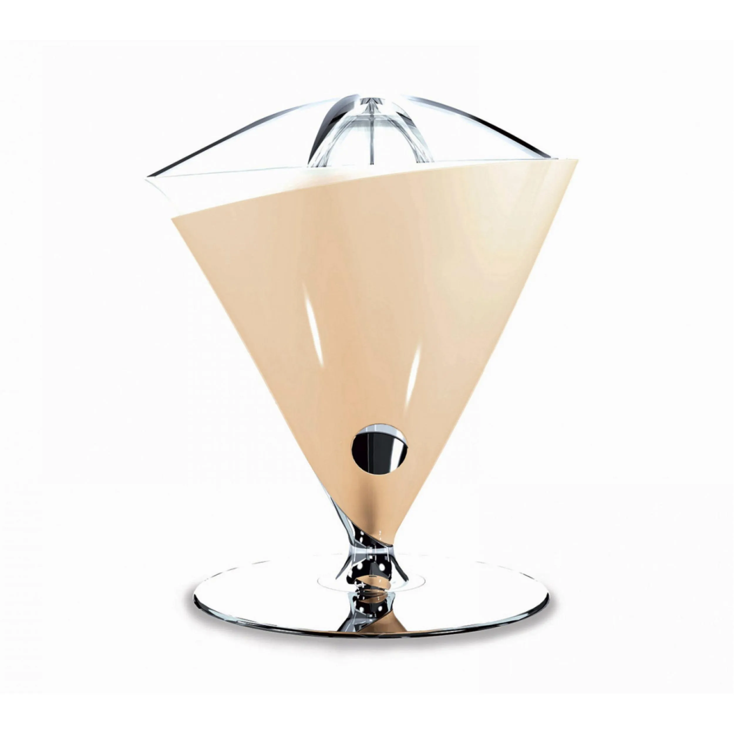 Spremiagrumi Elettrico VITA Bugatti con Caraffa in vetro soffiato temperato inclusa diametro 22,5xh 29 cm Capacità 0.6 litri Crema