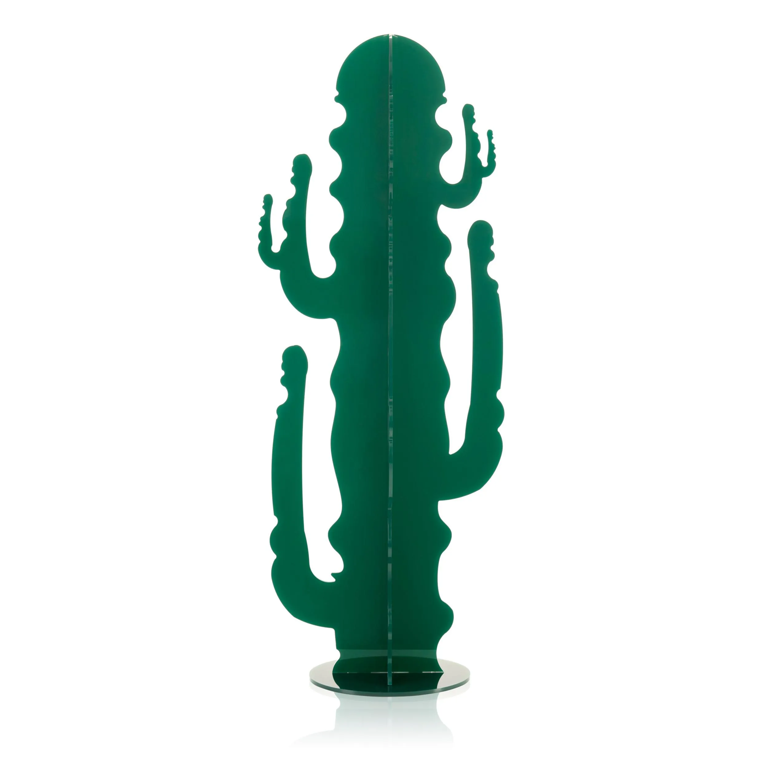 Oggetto decorativo CACTUS BIG Green in Plexiglass Linea Decorativa iPlex Crystal Garden Dimensioni 40x40x h 102 cm - peso 3,3 kg Colore verde