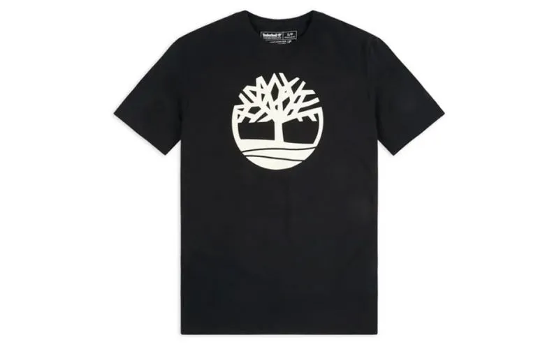 T-shirt Kennebec River Brand Tree Nero