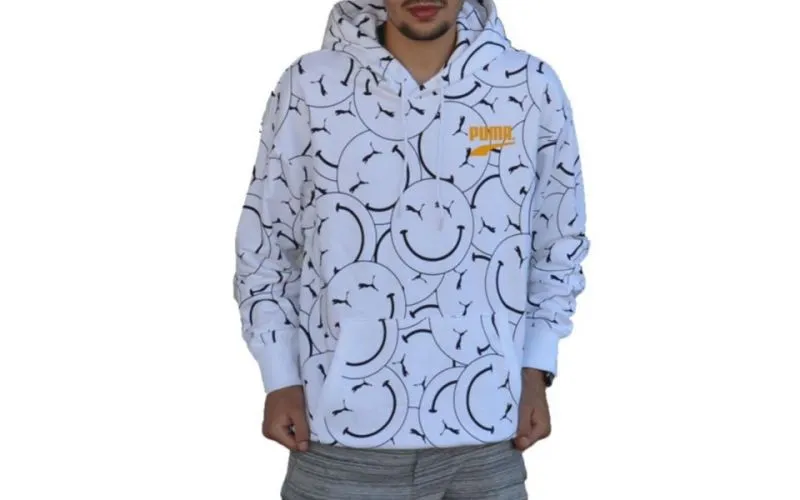 Sudadera Club Aop Blanco Unisex