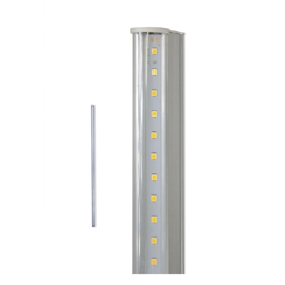 SOTTOPENSILE LED SMD TRASPARENTE REGLETTE PLAFONIERA 120CM 21W 6500K 3000K 4000K