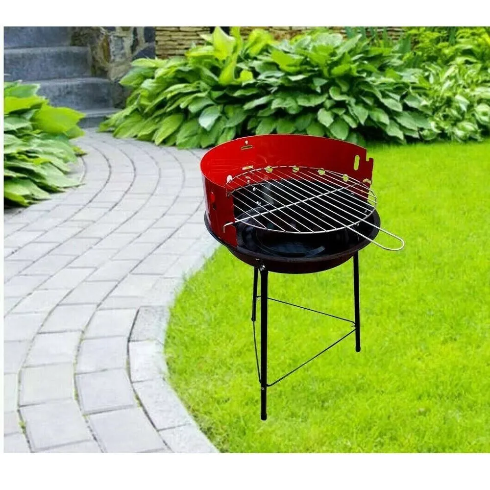 BARBECUE BBQ A CARBONE GRIGLIA CARBONELLA 2 RIPIANI GIARDINO CAMPEGGIO