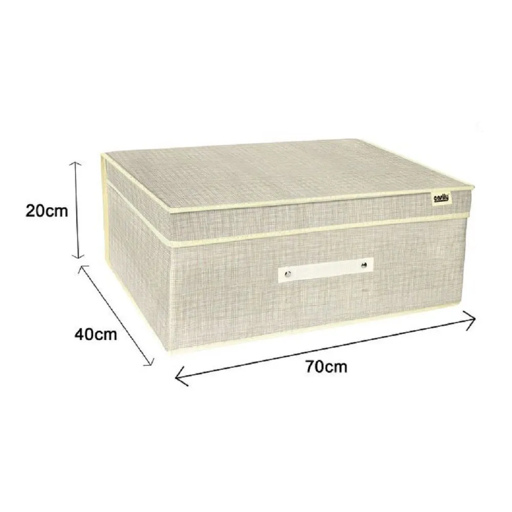 BOX SCATOLA SALVASPAZIO PORTATUTTO CONTENITORE ORGANIZER 70 X 40 X 20 CM 69697