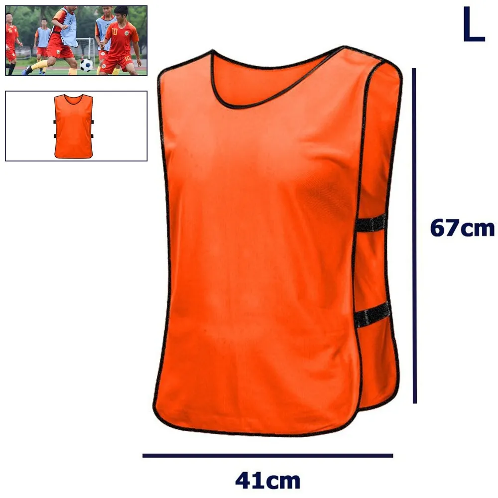 PETTORINA DA ALLENAMENTO GILET CASACCA SPORTIVA SCUOLA CALCIO SPORT BASKET COLOR