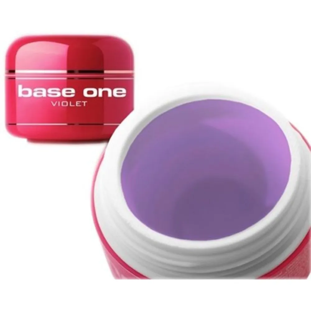 GEL COSTRUTTORE MONOFASICO THICK VIOLET BASE ONE DENSO UV 30g ANTI GIALLO NAIL