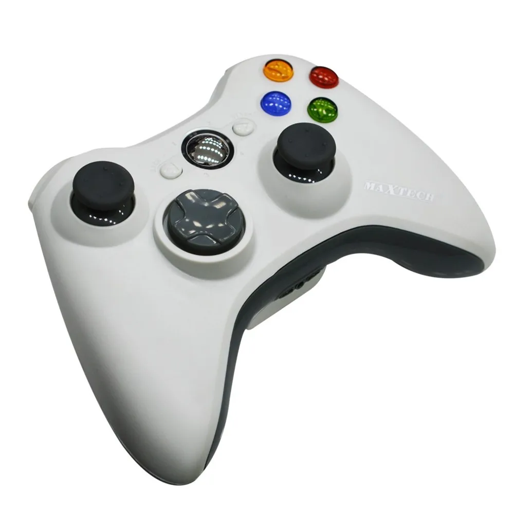 JOYSTICK JOYPAD CONTROLLER BIANCO PER XBOX 360 WIRELESS SENZA FILO COMPATIBILE