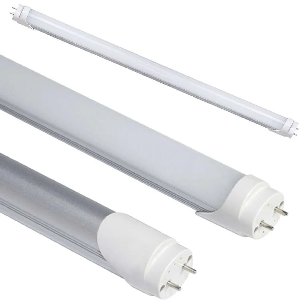 TUBO NEON A LED T8 60cm 90cm 120cm 150cm 6000k 3000k LUCE FREDDA CALDA NEUTRA