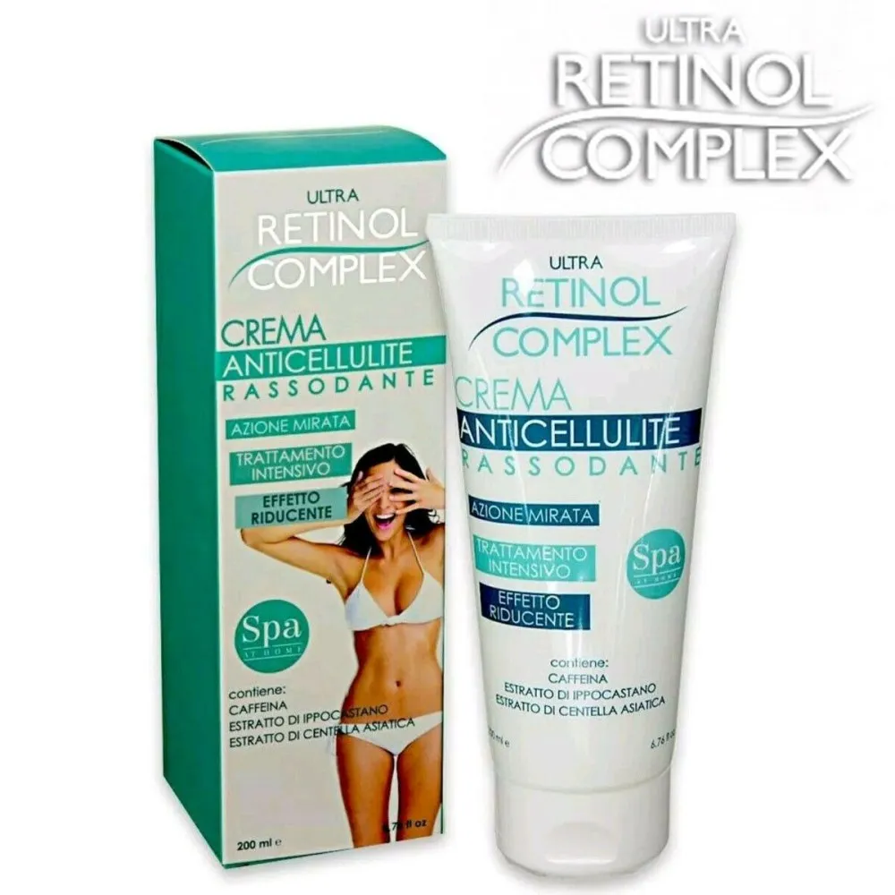 RETINOL COMPLEX CREMA CORPO ANTICELLULITE RASSODANTE EFFETTO RIDUCENTE 250 ML