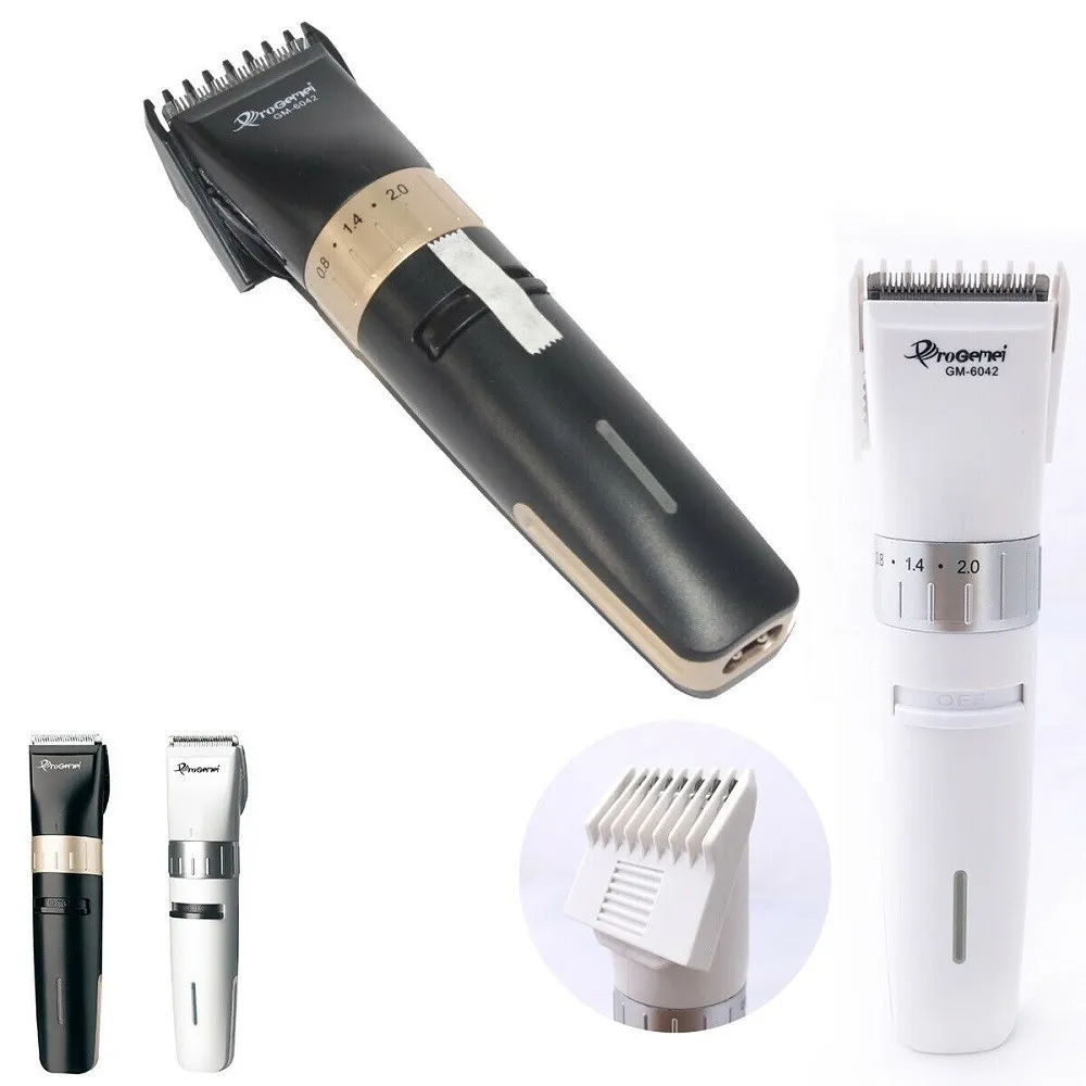 RASOIO TAGLIA CAPELLI ELETTRICO REGOLA BARBA RICARICABILE CORDLESS 0.8-2MM 6042