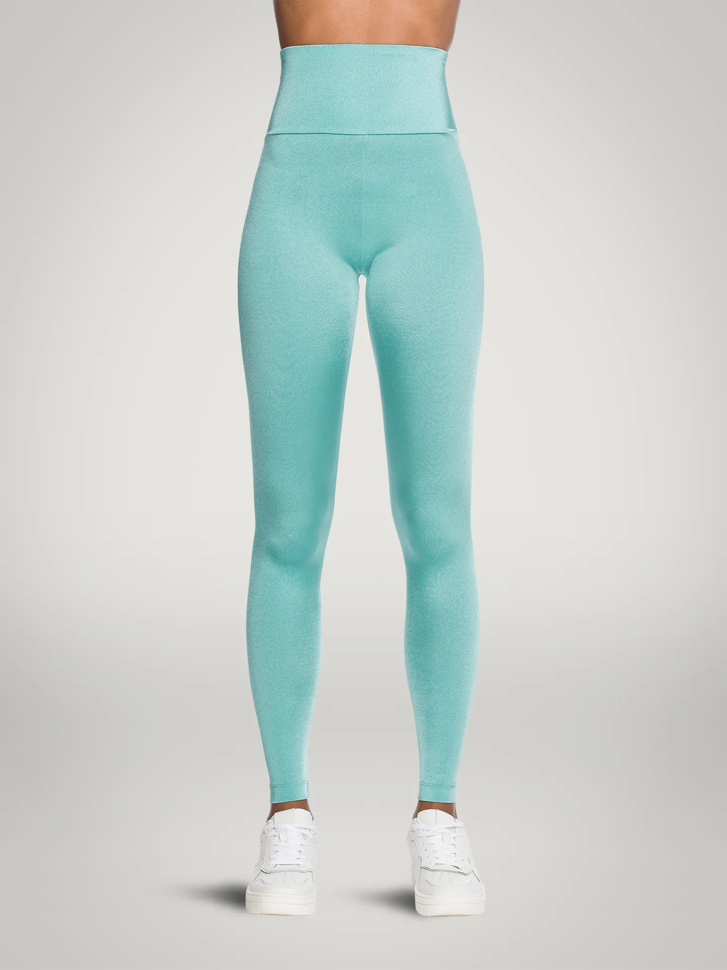 Wolford - The Workout Leggings, Donna, icy jade, Taglia: XS